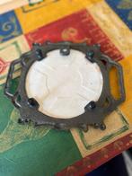 Sous-verre en carrelage encadré en fonte japonaise antique, Enlèvement ou Envoi