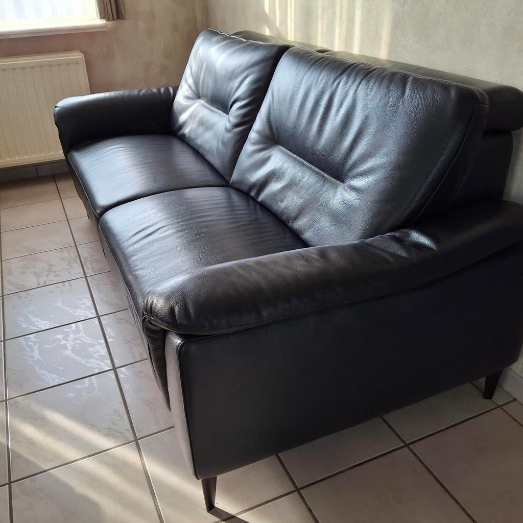Lederen salon - zo goed als nieuw, Enlèvement