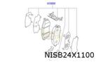 Nissan Juke / Cube (4/10-) remblokset cmplt. Origineel! D108, Nieuw, Ophalen of Verzenden, Nissan