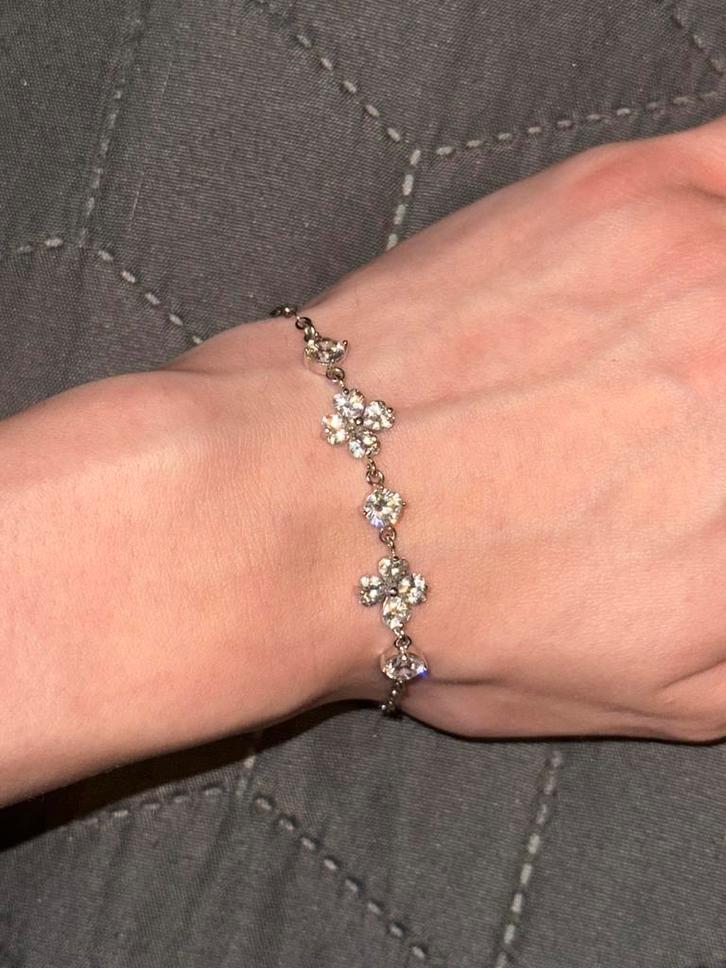 Zilveren damesketting 21 cm, Bijoux, Sacs & Beauté, Bracelets pour cheville & Chaînes pour cheville, Neuf, Enlèvement ou Envoi