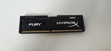 HyperX Fury Black 8GB DDR4 RAM beschikbaar voor biedingen