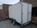Geslotenaanhangwagen dubbelas 300cm lang, Auto diversen, Aanhangers en Bagagewagens, Ophalen, Zo goed als nieuw