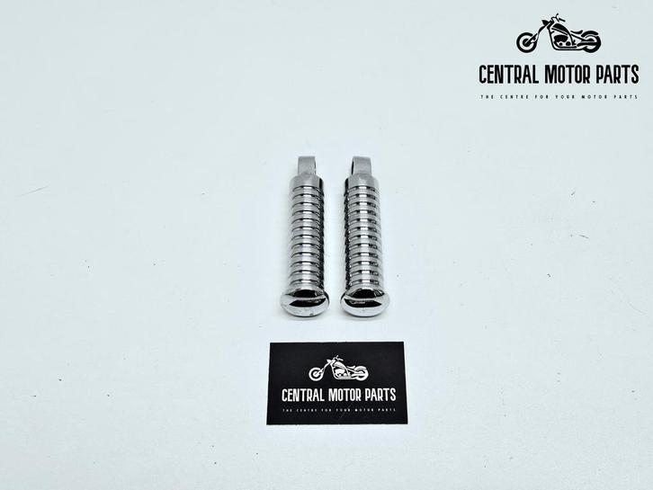 Chromen O-Ring Footpegs, Motoren, Onderdelen | Harley-Davidson, Gebruikt, Ophalen of Verzenden