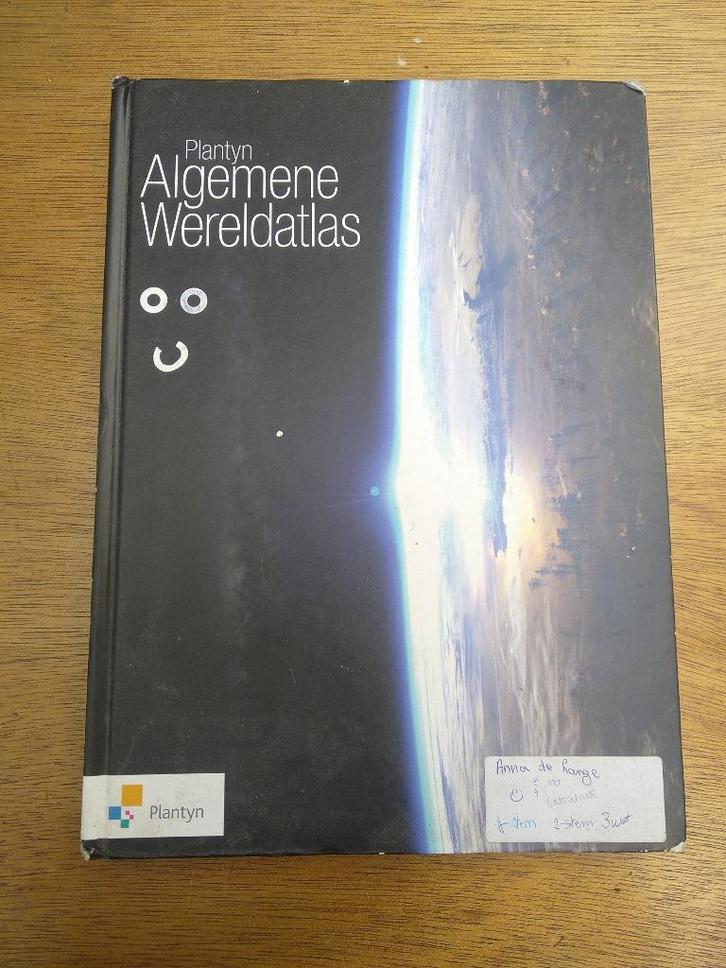 Atlas schoolatlas Plantyn, Livres, Livres scolaires, Utilisé, Géographie, Secondaire, Enlèvement ou Envoi