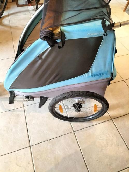 fietskar Thule Coaster XT buggy 2 zitplaatsen, Vélos & Vélomoteurs, Accessoires vélo | Remorques, Utilisé, Remorque pour enfant