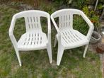 2 stoelen, Ophalen, Zo goed als nieuw, Kunststof, Stapelbaar