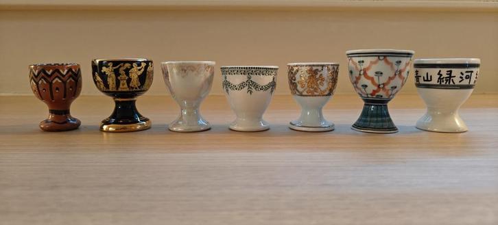 eierdopjes 1€/st diverse figuren porselein, Huis en Inrichting, Keuken | Servies, Zo goed als nieuw, Overige typen, Overige stijlen