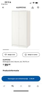 2 paar witte kasten, Huis en Inrichting, Kasten | Kleerkasten, Ophalen, Zo goed als nieuw
