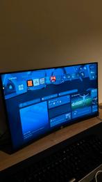 165hz monitor curved, Computers en Software, HD, Minder dan 1 ms, Zo goed als nieuw, In hoogte verstelbaar