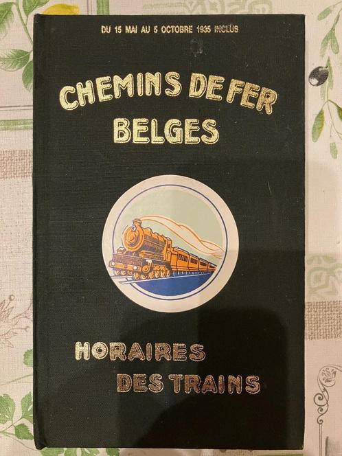 Treingids indicateur NMBS SNCB 1935 Herdruk, Collections, Trains & Trams, Enlèvement ou Envoi