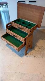 Vintage naaidoos, opbergkast, Huis en Inrichting, Ophalen, Zo goed als nieuw