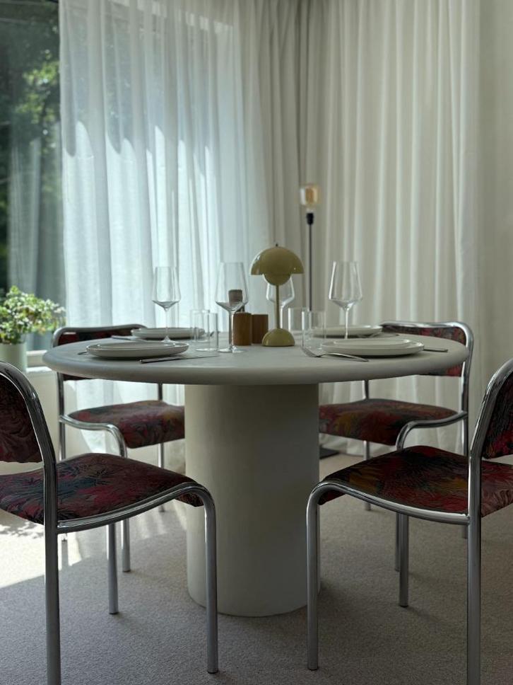 Ronde mortex eettafel dia 120cm, Huis en Inrichting, Tafels | Eettafels, Nieuw, 100 tot 150 cm, 100 tot 150 cm, Vier personen