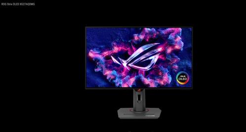 ASUS ROG XG27AQDMG 27" 2560x1440 240Hz OLED Gaming Monitor, Computers en Software, Monitoren, Nieuw, 201 Hz of meer, DisplayPort