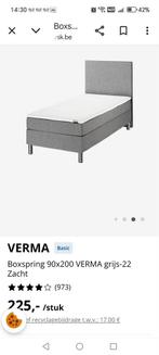 Zwart Bed Boxspring, Ophalen, Zo goed als nieuw, Zwart