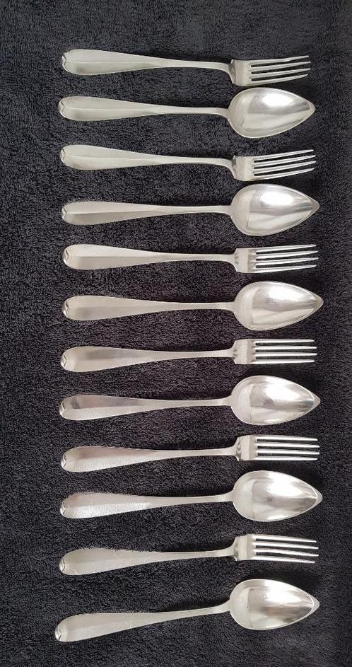 Bestek Zilver Massief 800 Antiek Oude Vintage Zilveren, Antiek en Kunst, Antiek | Bestek, Ophalen