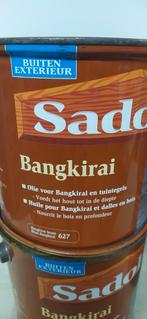 Sandolin Bankirai olie. 2,5 liter/pot. NIEUW., Bricolage & Construction, Peinture, Vernis & Laque, Brun, Enlèvement ou Envoi, Neuf