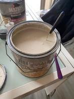 Pot de peinture Mathys 2,5L(coquille d’oeuf) jamais utilisée, Ophalen, Verf
