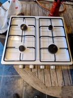 Opbouwkookplaat op aardgas., Ophalen, Gebruikt, 4 kookzones, Gas