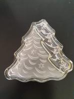 Kerstschaal in glas met deksel, Ophalen, Nieuw