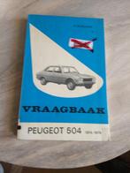 Vraagbaak Peugeot 504, Autos : Divers, Modes d'emploi & Notices d'utilisation, Enlèvement