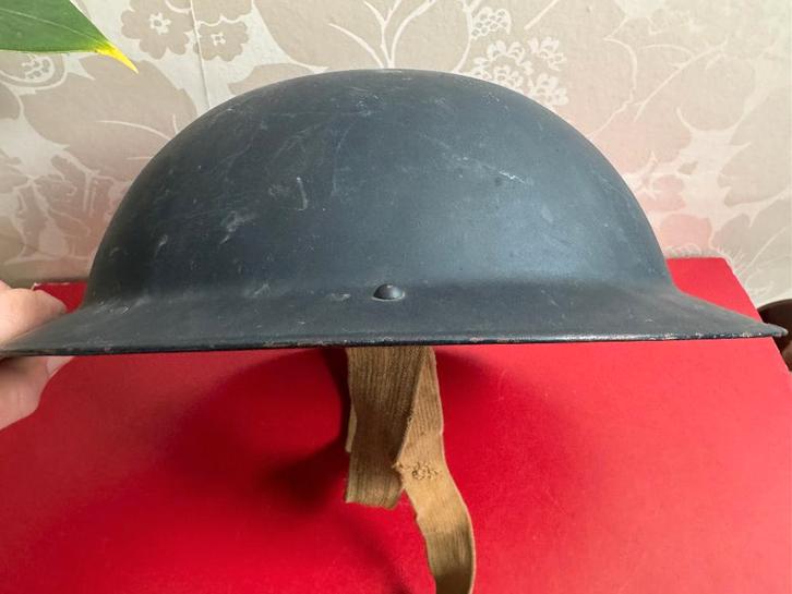 Stalen HELM Blauw - ABL (Belgisch Leger) uit 1949, Verzamelen, Militaria | Algemeen, Rijkswacht, Helm of Baret, Verzenden