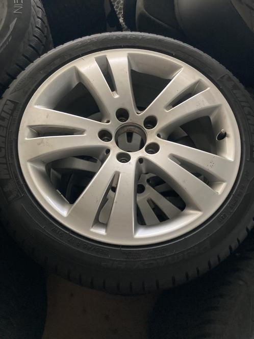 Mercedes C-klasse set Zomerbanden met velgen 245-55-17 Miche, Auto-onderdelen, Banden en Velgen, Banden en Velgen, Zomerbanden