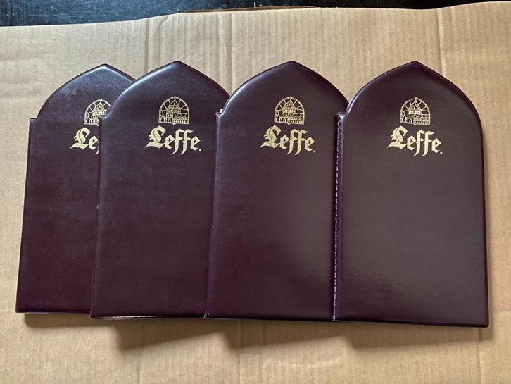 LEFFE : livrets de menu, Verzamelen, Biermerken, Gebruikt, Leffe, Ophalen of Verzenden
