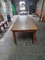 300 cm lange 12 persoons boerentafel 3 meter lang, Ophalen of Verzenden, Gebruikt