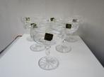 Vintage set 6 champagnecoupes loodkristal handcut, Antiek en Kunst, Ophalen of Verzenden