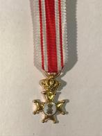 Mini medaille Kruis der Kruisen, Verzamelen, Ophalen of Verzenden, Landmacht, Lintje, Medaille of Wings
