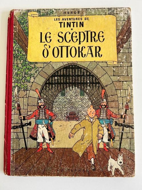 BD Tintin et le sceptre d'Ottokar - 1955, Livres, BD, Utilisé, Une BD, Enlèvement ou Envoi