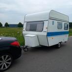 Vintage Knaus -750 kg,2 volw+2kind in absolute topstaat!!!, Caravans en Kamperen, Caravans, Particulier, Luifel, Knaus