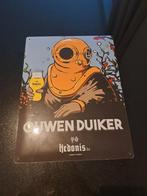 reclamebord ouwen duiker 30cmx40cm, Ophalen of Verzenden, Zo goed als nieuw