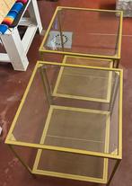 Table de salon doré, Maison & Meubles, Enlèvement, Comme neuf