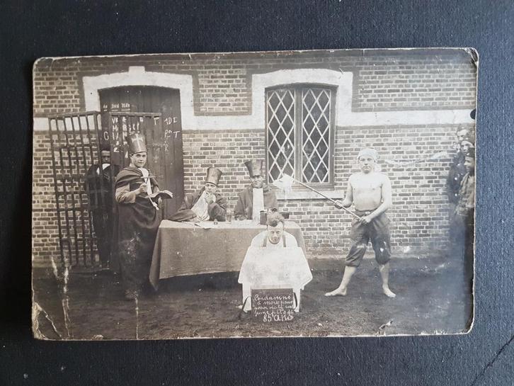 Fotokaart Soldaat Militair Kamp van Beverlo Beverloo, Verzamelen, Militaria | Algemeen, Landmacht, Foto of Poster, Verzenden