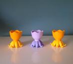 3 Octopus eierhouders/potjes, Ophalen of Verzenden, Zo goed als nieuw