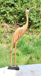 oiseau decoratif ibis en bois, Antiek en Kunst, Ophalen of Verzenden