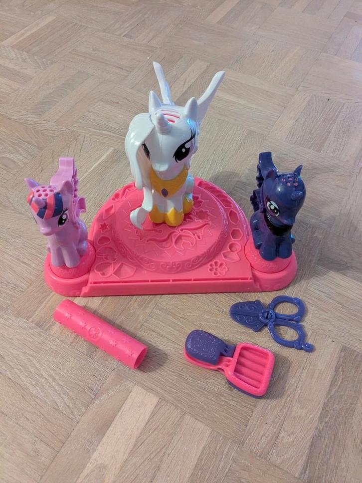 Play-Doh My Little Pony Kapper– compleet, zonder klei, Kinderen en Baby's, Speelgoed | My Little Pony, Zo goed als nieuw, Ophalen of Verzenden
