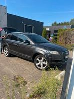 Audi Q7 3.0 Tdi S-line/ schade Voorzijde/ Pano/ full!!, Auto's, Audi, Automaat, Euro 5, Zwart, Leder