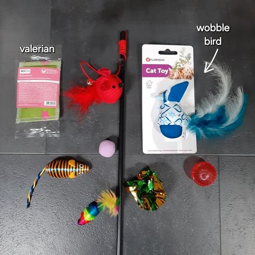 Set de jouets pour chats n 4, Animaux & Accessoires, Jouets pour chats, Neuf, Enlèvement ou Envoi