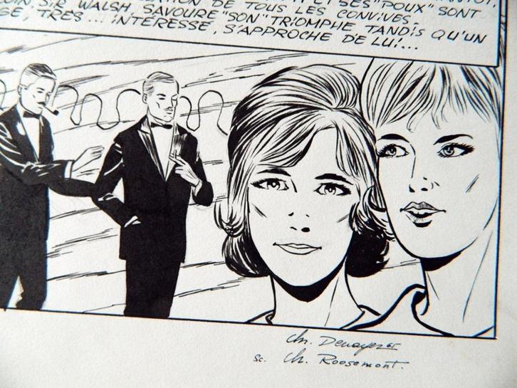 Denayer Christian Planches Originales, Boeken, Stripverhalen, Gelezen, Eén stripboek, Verzenden