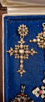 vlaams kruis met roosgeslepen diamanten, Ophalen of Verzenden