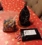 Wierrookbrander "Vaasvorm" + 100 kegeltjes, Huis en Inrichting, Woonaccessoires | Overige, Ophalen of Verzenden, Zo goed als nieuw