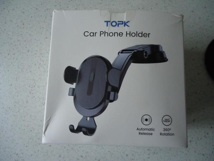 TOPK Nieuwe GSM Houder voor de wagen., Telecommunicatie, Telefoonhouders, Nieuw, Auto, Ophalen of Verzenden