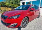 PEUGEOT 308 1.2I 2016 87.574 KM AIRCO PRIJS 5900€, Euro 6, 1198 cc, 5 deurs, Rood