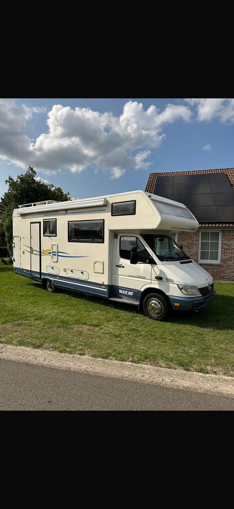 Mercedes sprinter 416, Caravans en Kamperen, Mobilhomes, Particulier, Mercedes, Schotel, Luifel, Ophalen of Verzenden
