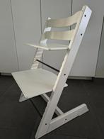Stoel Tripp Trapp wit, Ophalen, Gebruikt, Meegroeistoel