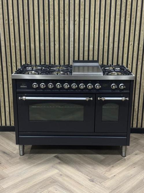 Boretti Fornuis 120cm Gas + Frytop + Multifunctionele Ovens, Elektronische apparatuur, Fornuizen, Gas, Grill, Ophalen of Verzenden