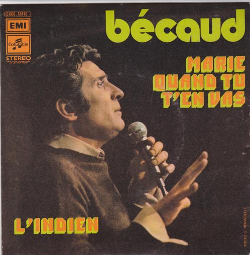 Vinyl 45T Gilbert Becaud, Cd's en Dvd's, Vinyl Singles, Gebruikt, Single, Overige genres, Ophalen of Verzenden