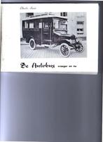 De autobus vroeger en nu, Verzenden, 1920 tot 1940, Ongelopen, Overige thema's